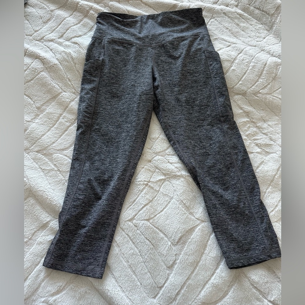 Champion cropped gray leggings, medium